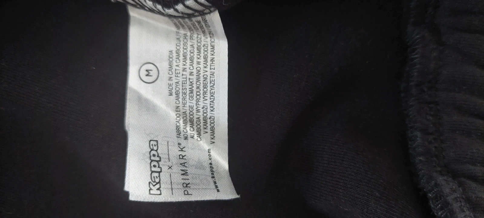 Hoodie noir Kappa x Primark - Taille M – photo 7